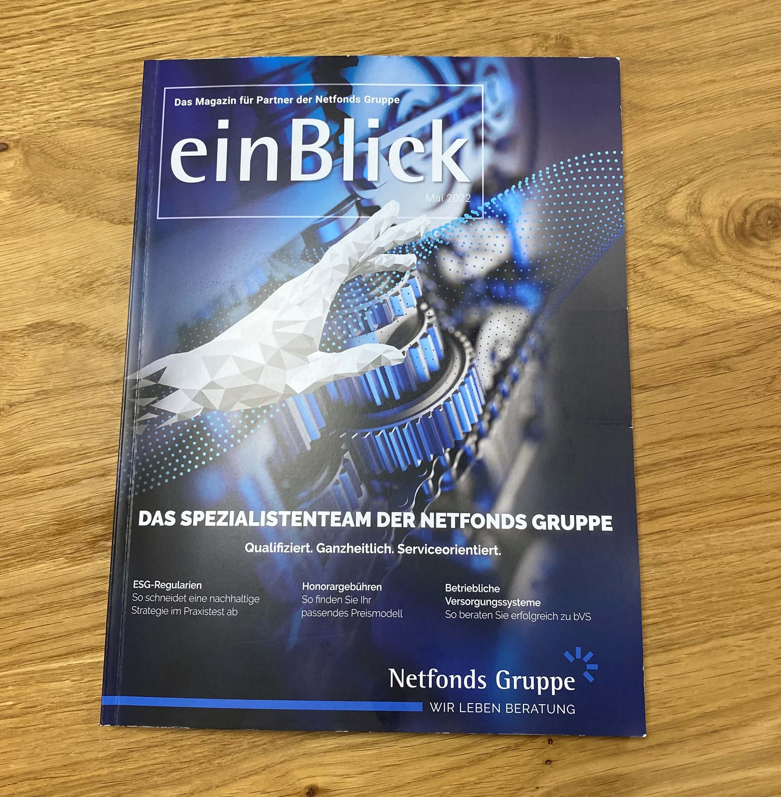 Zeitschrift einBlick Netfonds