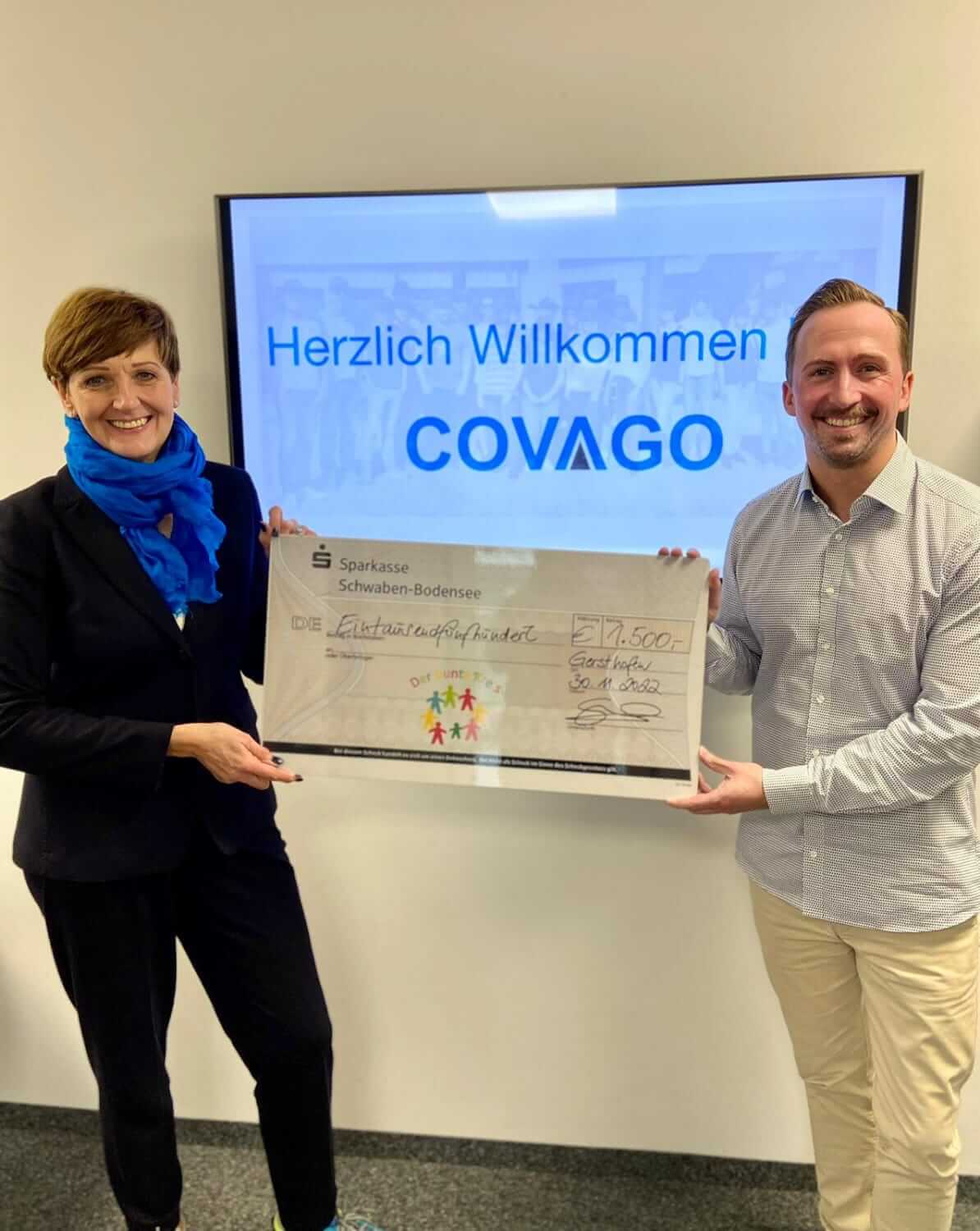 Spende COVAGO Versicherungsmakler GmbH